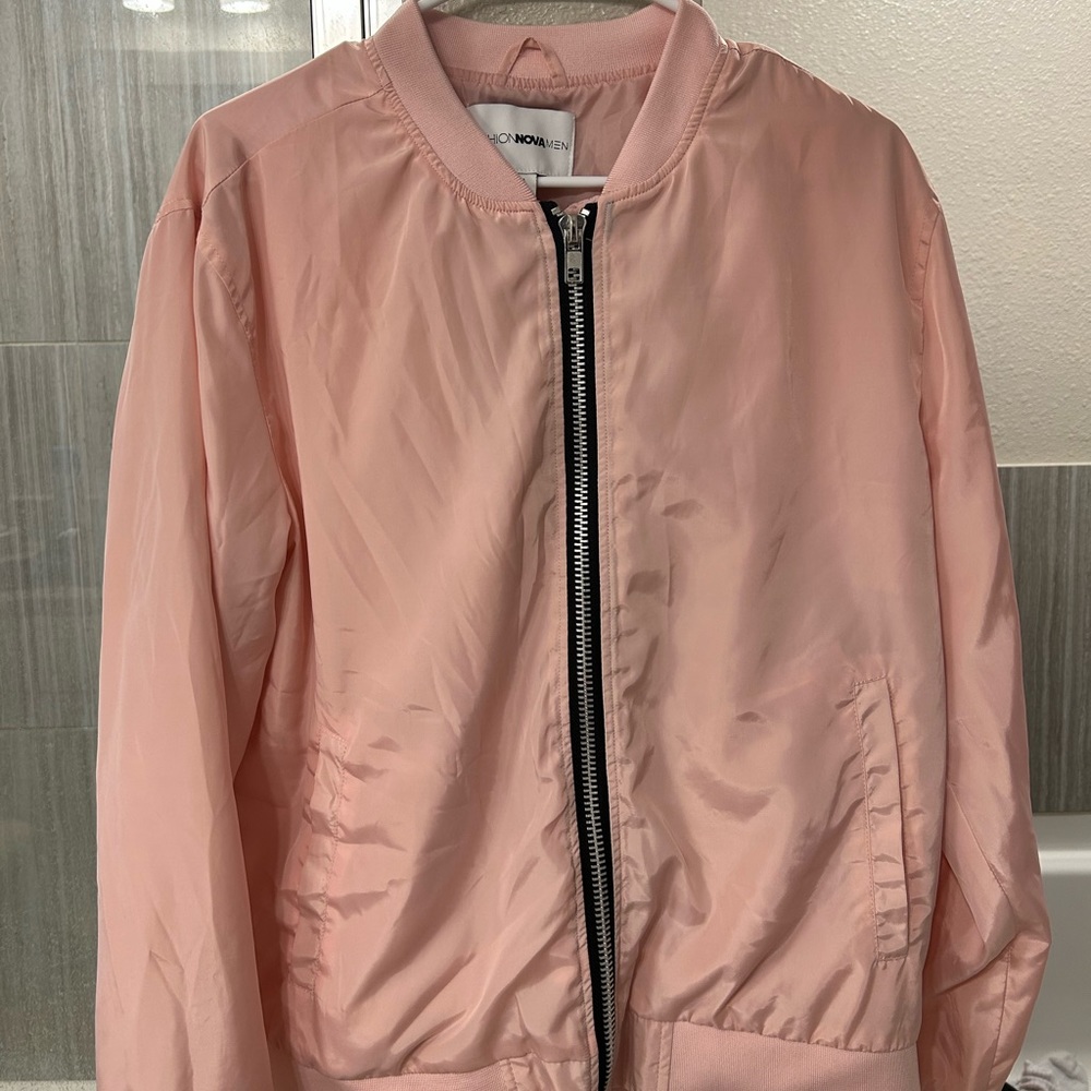 Forever 21 “Pink Bomber Jacket”
